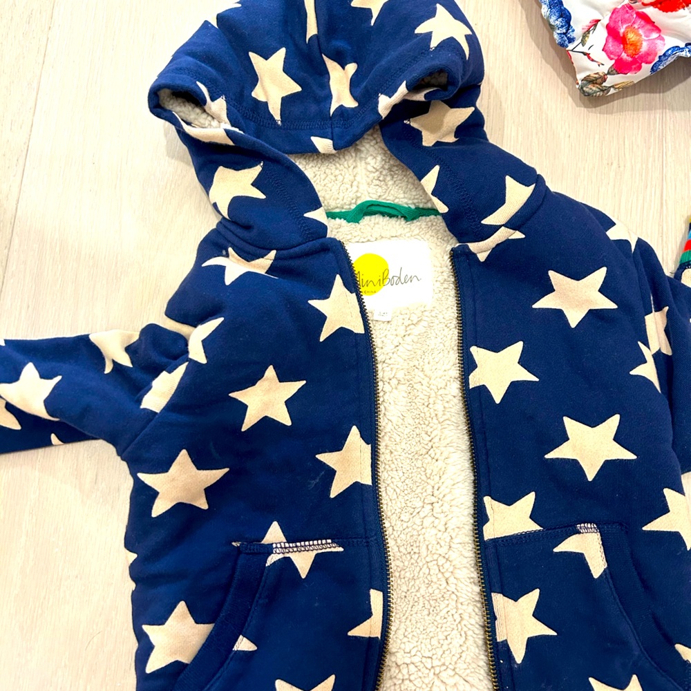 Mini boden fleece jacket